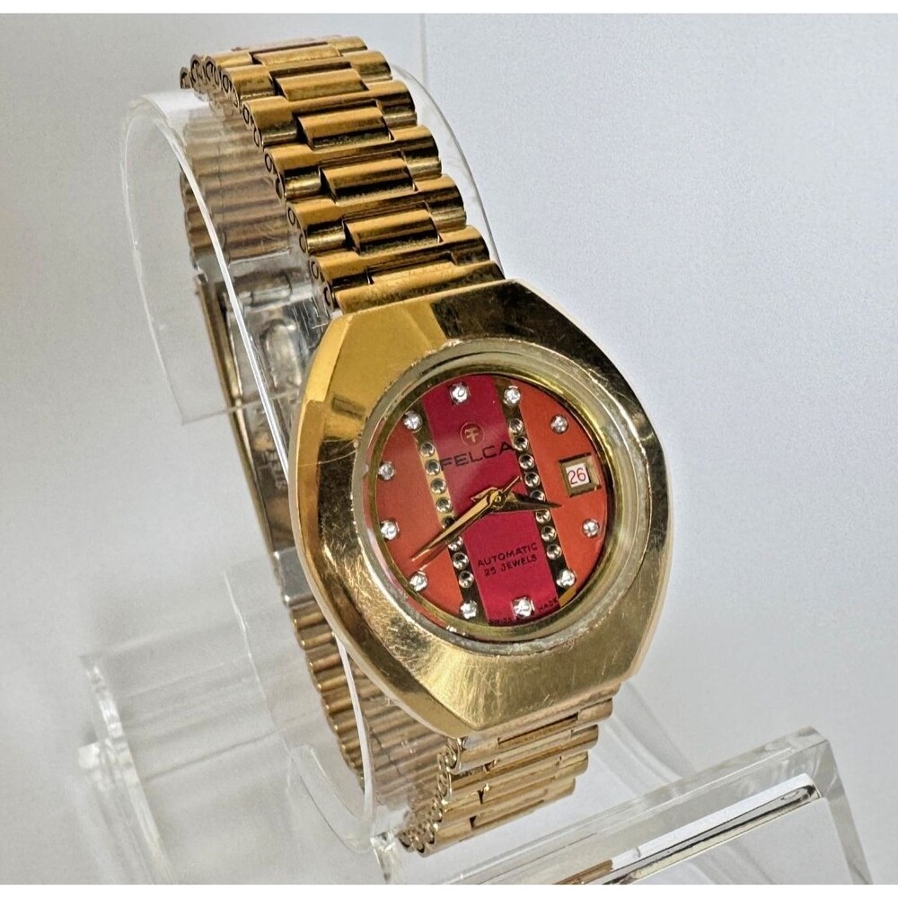 Felca / Titoni Automatic 8247 1960s Watch, Runs Perfectly, 25 Jewels, Vintage